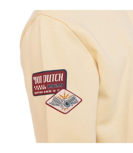 Sweat col rond en molleton avec écusson Lewis Vondutch