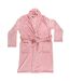Robe de Chambre Sherpa Flemme de Ouf Rose-1