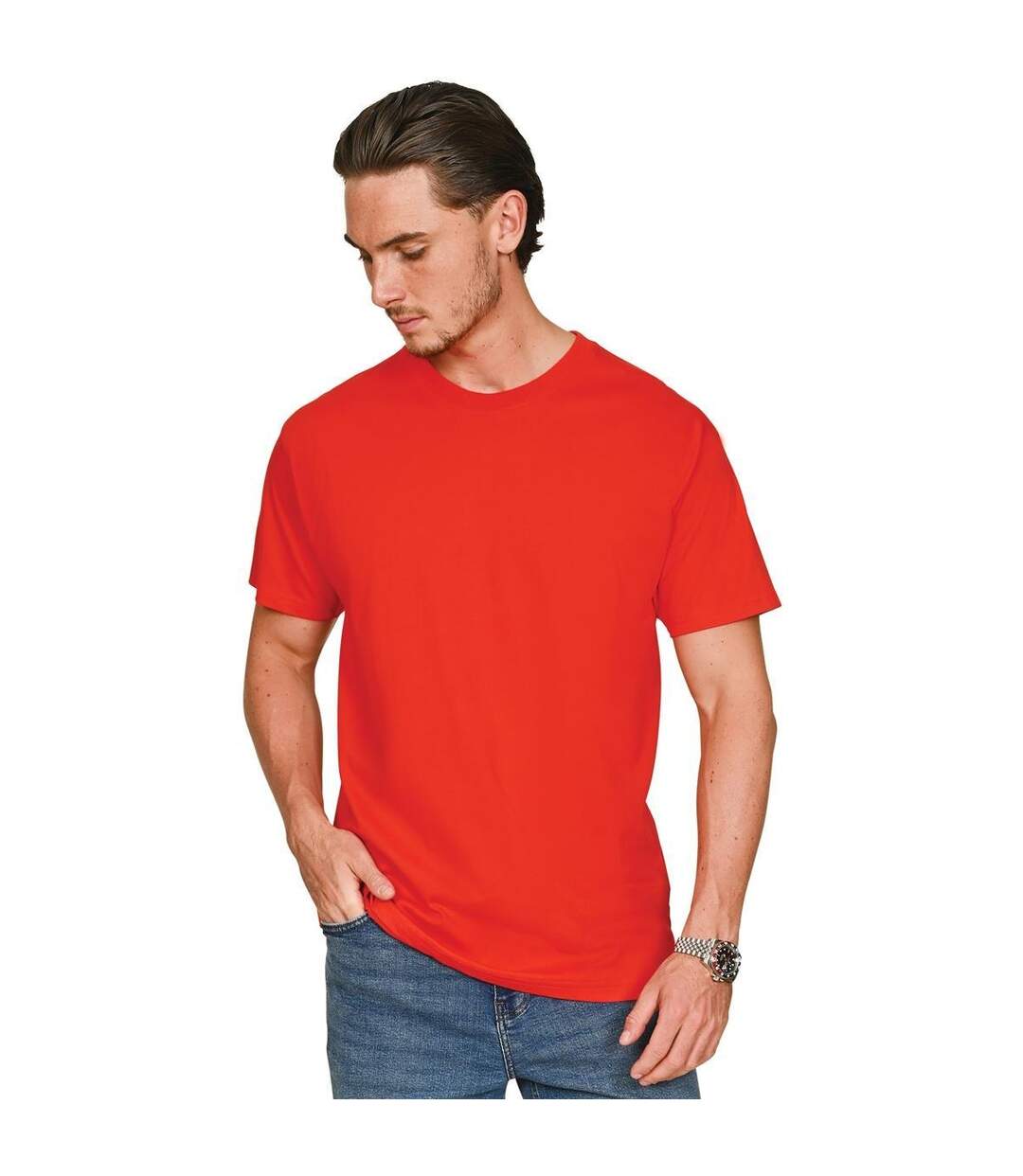 T-shirt Supreme Adulte Rouge Casual Classics-1