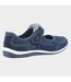 Fleet & Foster Womens/Ladies Morgan Touch Fastening Suede Shoe (Navy) - UTFS7198-4