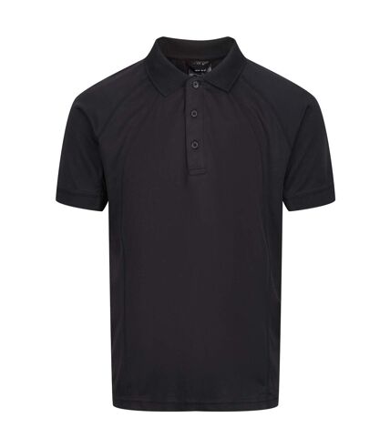 Regatta Hardwear Mens Coolweave Short Sleeve Polo Shirt (Black) - UTRW4606
