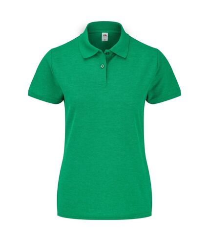 Fruit Of The Loom - Polo manches courtes - Femme (Vert chiné) - UTBC384