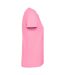 Womens/ladies estoril short-sleeved t-shirt silk pink Roly-4