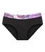 Lot  3 culottes femme en coton uni et ceinture imprimée Freegun-5