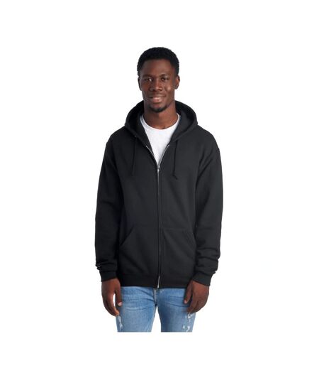 Unisex Adult Nublend Full Zip Hoodie Black Jerzees