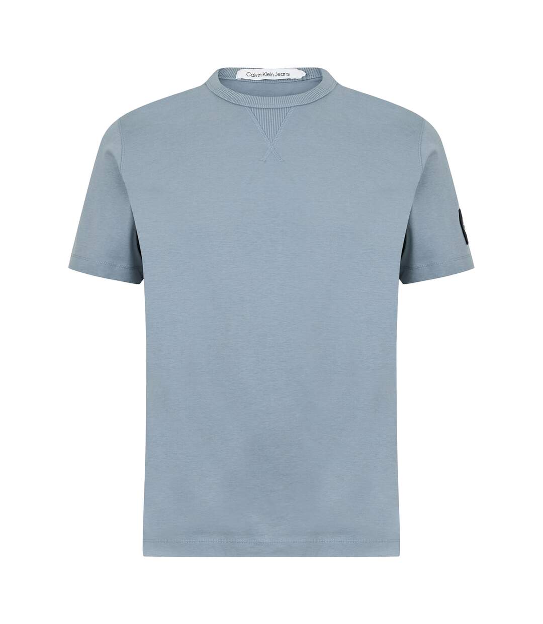 T-shirt Motif/style Badge Homme Gris Foncé Calvin Klein-1