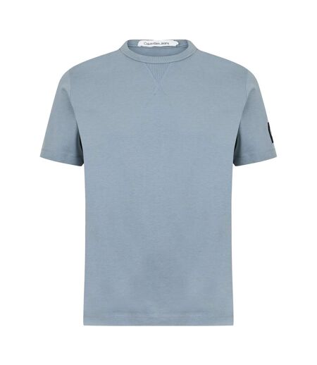 T-shirt Motif/style Badge Homme Gris Foncé Calvin Klein