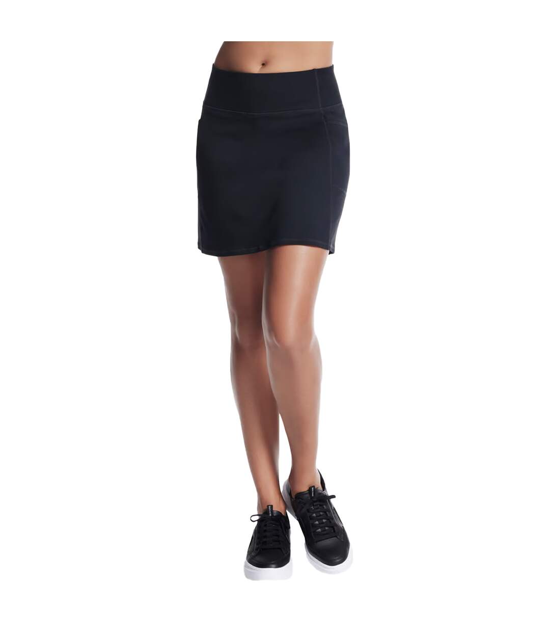 Womens/ladies Go Flex Skort Black Skechers-1