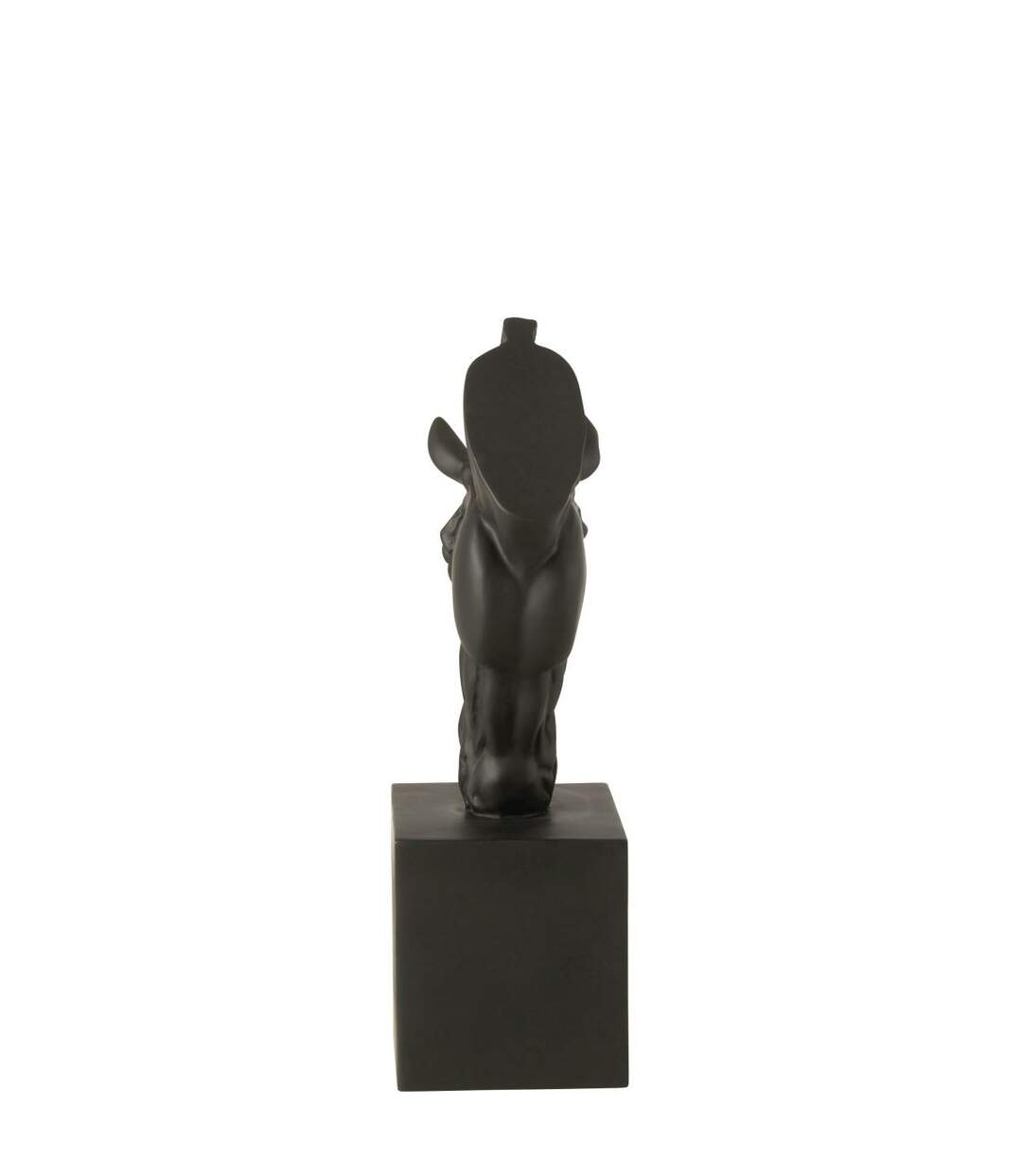 Tête de Cheval sur Socle Hollywood 44cm Noir-4