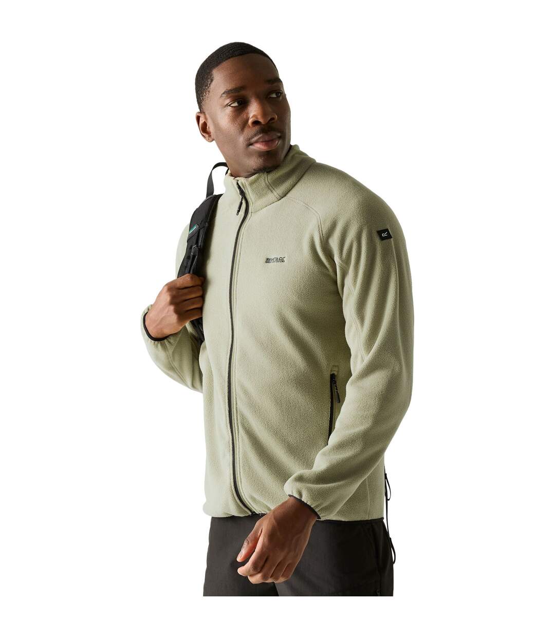Veste Polaire Hadfield Homme Vert Pâle Regatta-1
