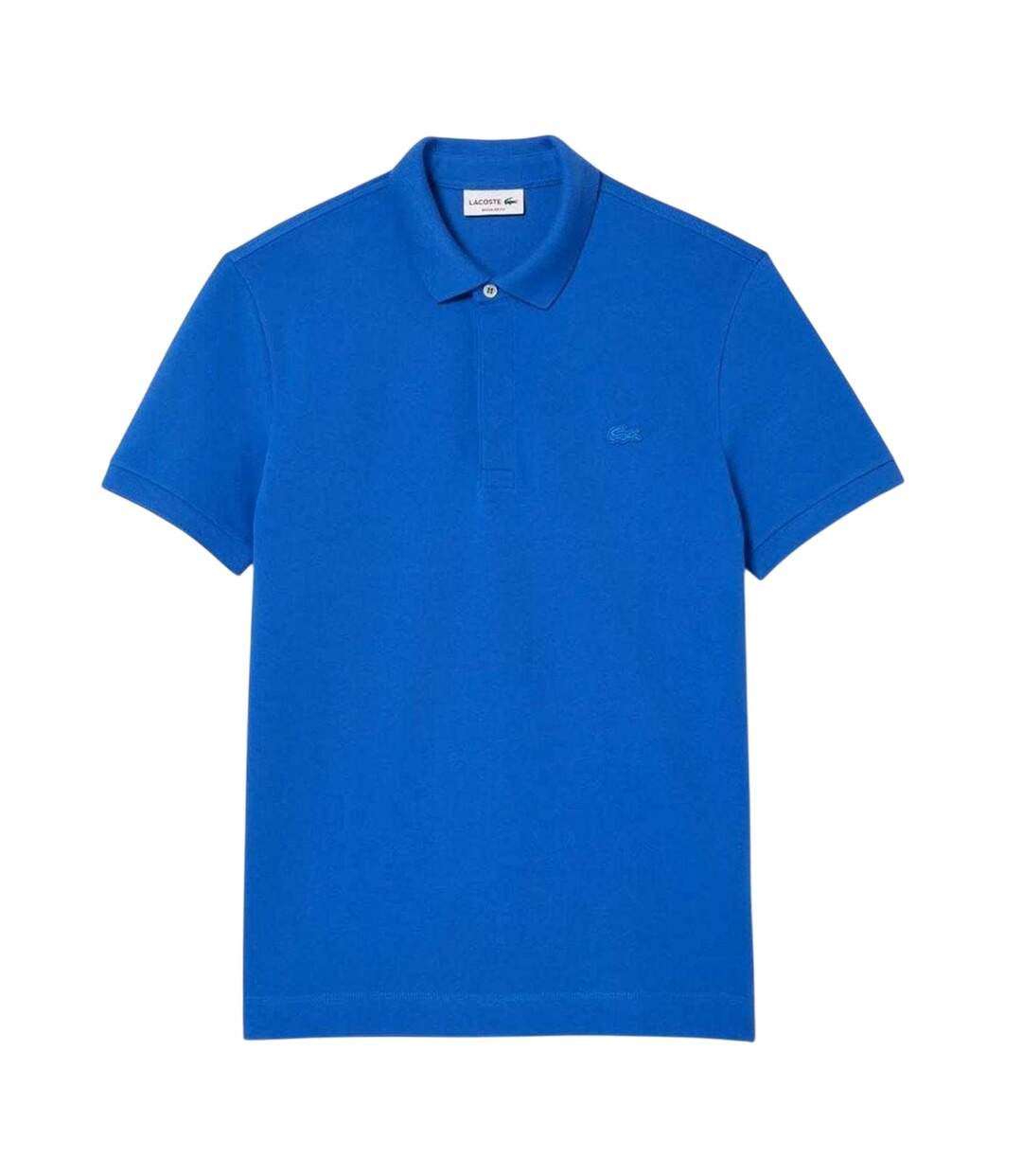 Mens Paris Stretch Polo Shirt Blue Lacoste-2