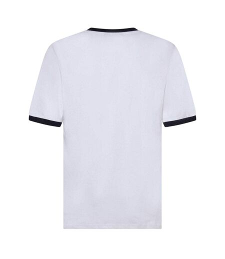 T-shirt Motif/style Logo Aster Homme Blanc Bleu Marine Fila