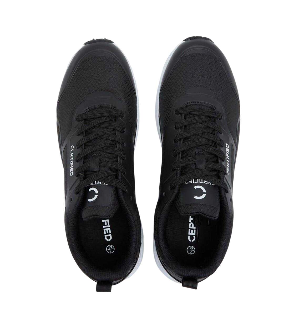 Mens Ct 475 Low Trainers Black White Certified-3