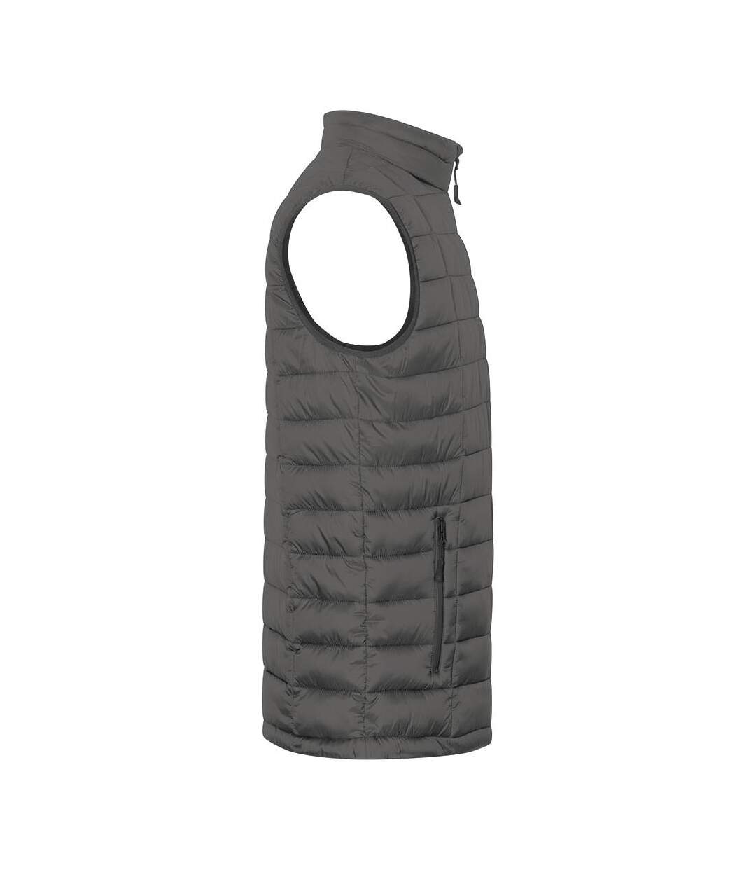 Doudoune Sans Manches Homme Gris Acier Promodoro-3