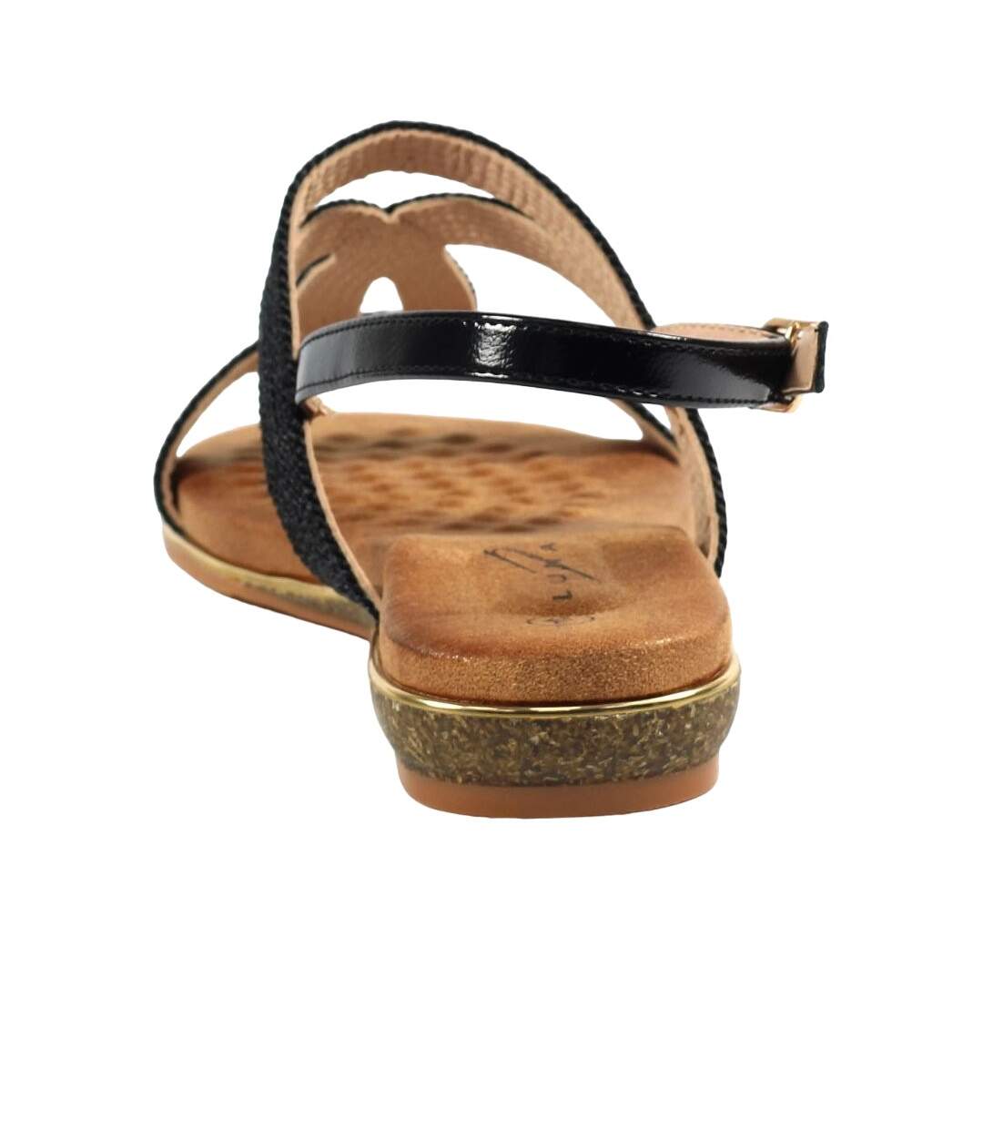 Sandales lisia femme noir Lunar-2