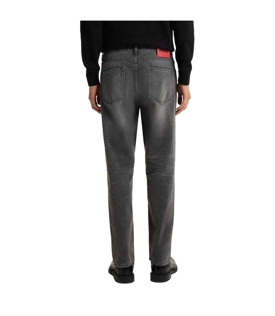 Jean Motif/style Délavé Homme Gris Moyen Hugo-3