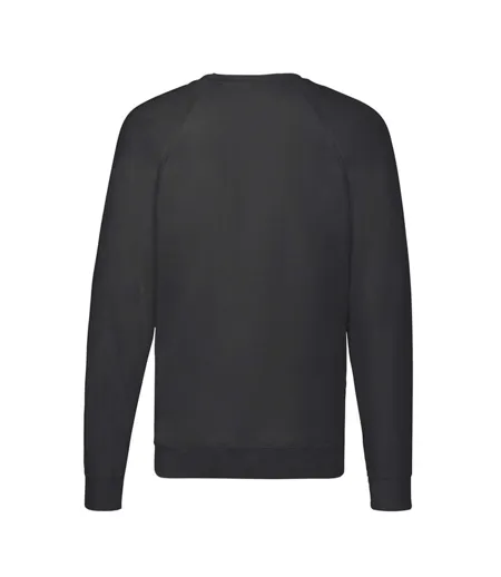 Sweat Manches Raglan Homme Noir Fruit Of The Loom