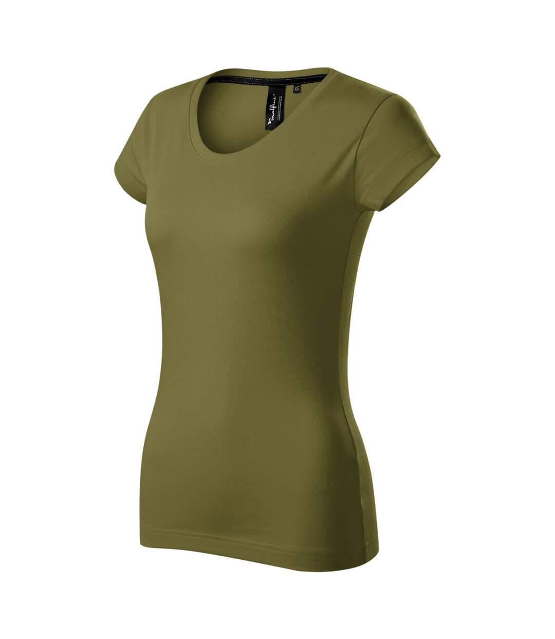 Womens/ladies Exclusive T-shirt Green Malfini-3