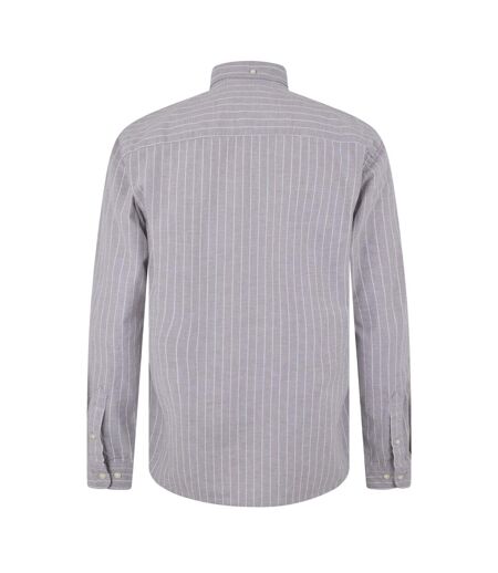 Chemise Manches Longues Motif/style Fines Rayures Homme Beige Jack And Jones