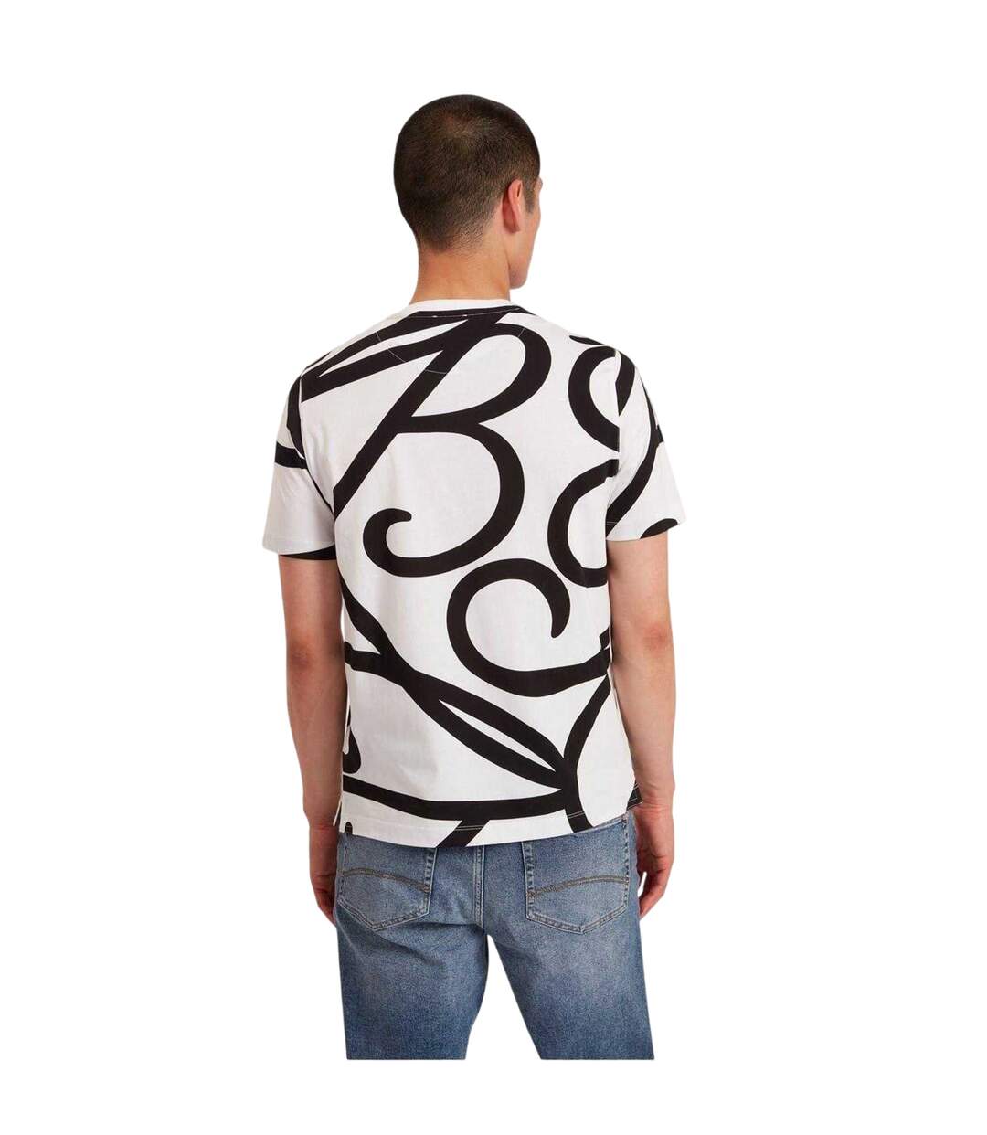 T-shirt Motif/style Texte Homme Blanc Ted Baker-3