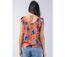 Top viscose fluide dos ouvert CHLOE imprimé hibiscus Coton Du Monde-4