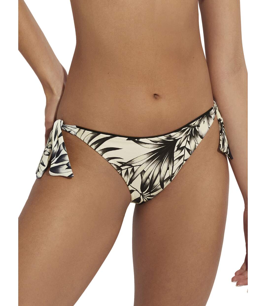 Bas maillot slip de bain taille basse à nouettes Honolulu Selmark Mare-1