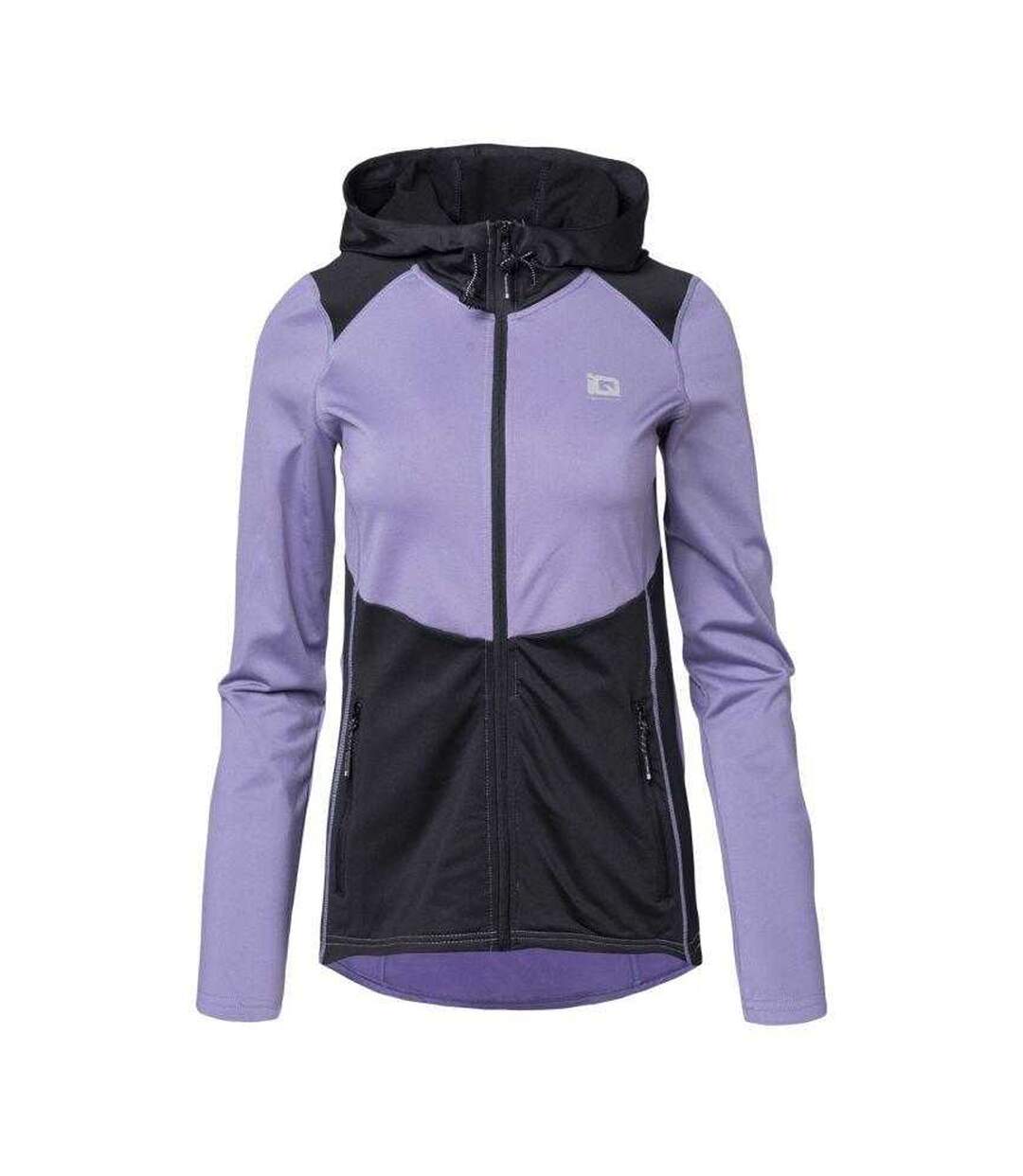 Veste À Capuche Veris Femme Violet Clair Noir IQ-1