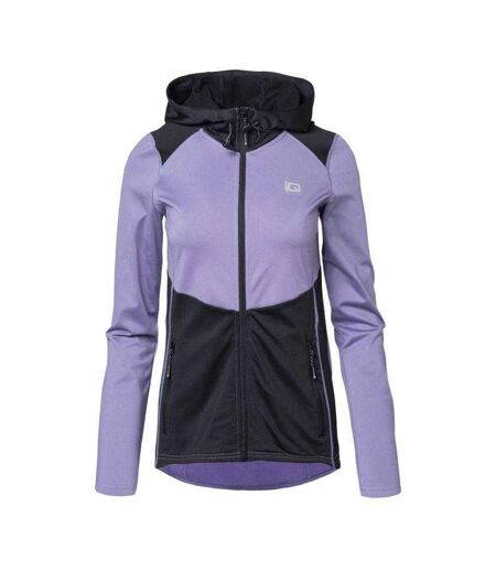 Veste À Capuche Veris Femme Violet Clair Noir IQ