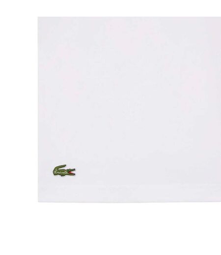 Mens Printed Cotton T-shirt White Lacoste