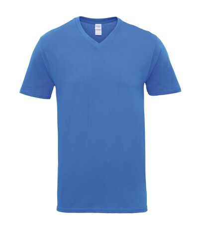 Gildan Adults Unisex Short Sleeve Premium Cotton V-Neck T-Shirt (Royal) - UTRW4738