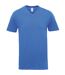 Gildan Adults Unisex Short Sleeve Premium Cotton V-Neck T-Shirt (Royal) - UTRW4738-1