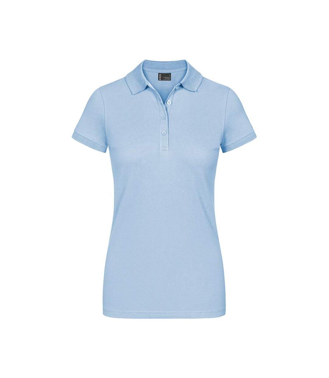 Polo Excd Femme Bleu Glacier Promodoro-1