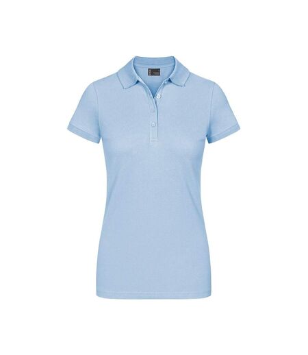 Polo Excd Femme Bleu Glacier Promodoro