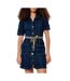 Robe bleu foncé brut femme kaporal brat-1