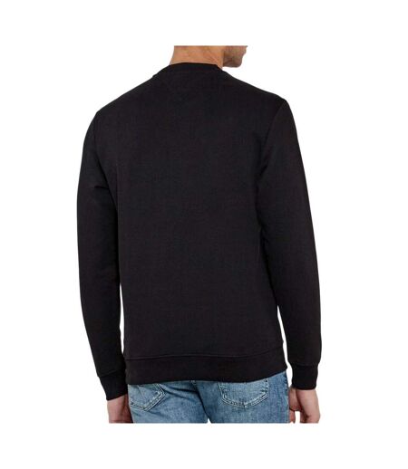 Sweat noir homme tommy hilfiger entry graphi - l