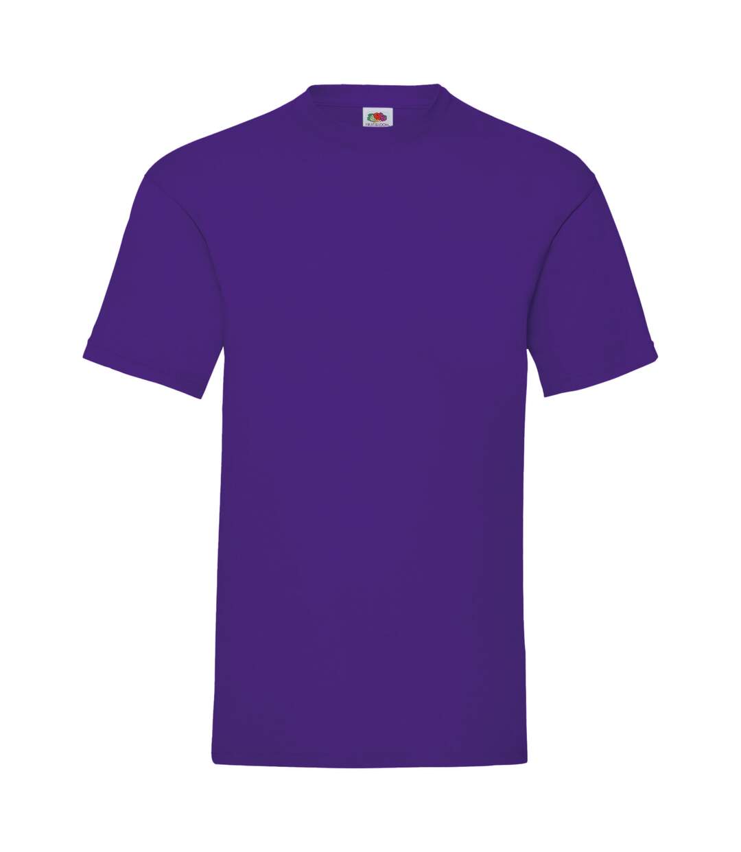 T-shirt Manches Courtes Homme Violet Fruit Of The Loom-1