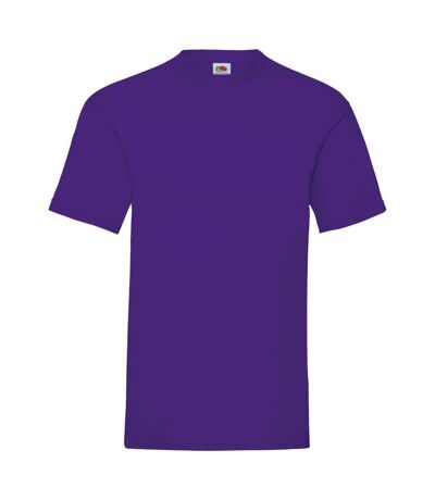 T-shirt Manches Courtes Homme Violet Fruit Of The Loom