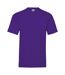 T-shirt Manches Courtes Homme Violet Fruit Of The Loom-1