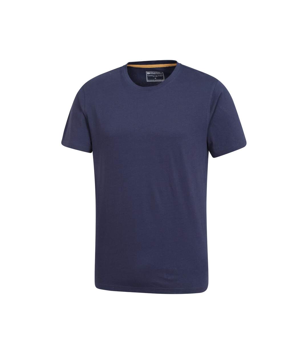 Pack of 2  Mens flint crew neck t-shirt  khaki green/navy blue Mountain Warehouse-2