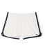Womens/ladies Terrycloth Contrast Detail Shorts Cream Lacoste-1