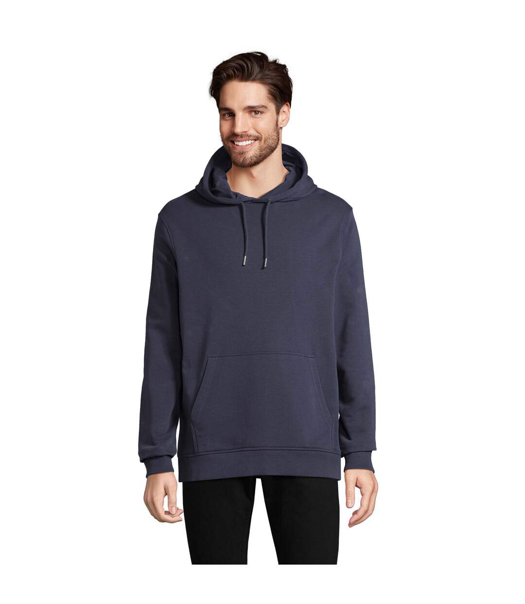 Sweat À Capuche Constellation Homme Bleu Marine Français SOLS-1
