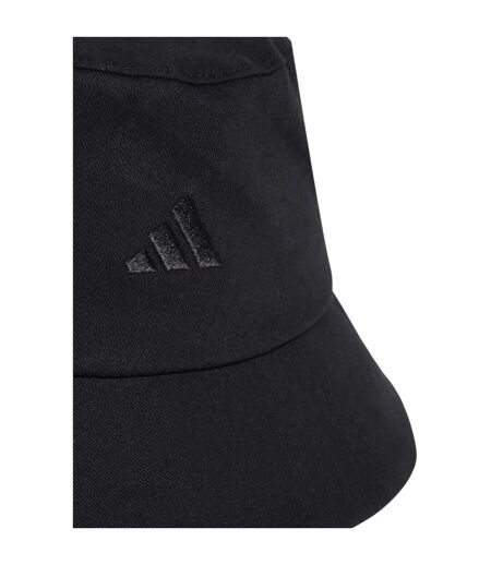 Mens 3s 3 Stripes Cotton Blend Bucket Hat Black Adidas