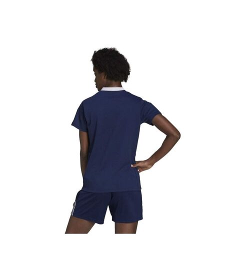 Polo Tiro Femme Bleu Marine Adidas