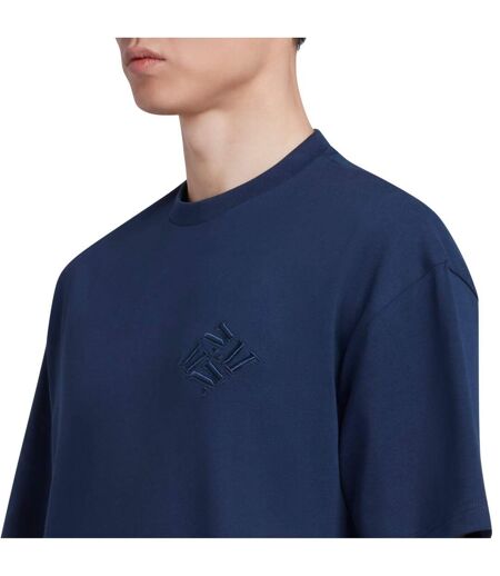 T-shirt 4m Homme Bleu Marine Mallet