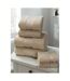 Windsor Striped Towel Bale Set (Pack of 6) (Biscuit) (One Size) - UTAG764