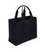 Wrap canvas tote bag one size black/black Brand Lab