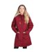 Womens/ladies Faithful Waterproof Jacket Merlot Trespass-1