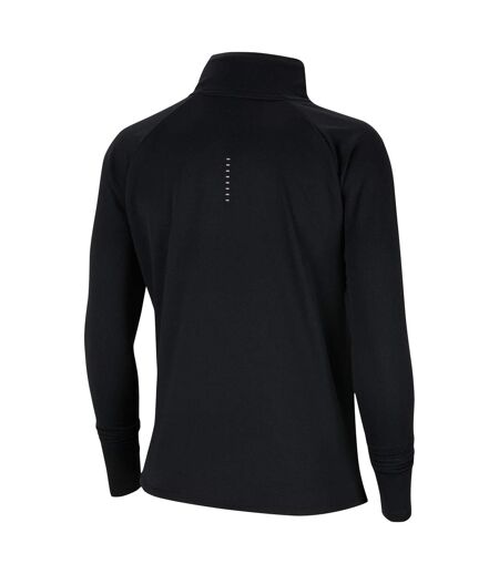 Haut Manches Longues Course À Pied Motif/style Swoosh Femme Noir Nike