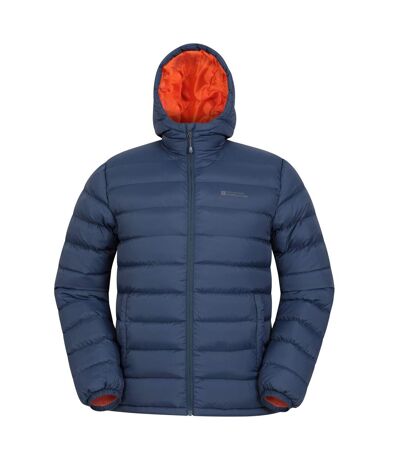 Mens Seasons Ii Camo Padded Jacket Blue Mountain Warehouse