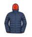Mens Seasons Ii Camo Padded Jacket Blue Mountain Warehouse-1